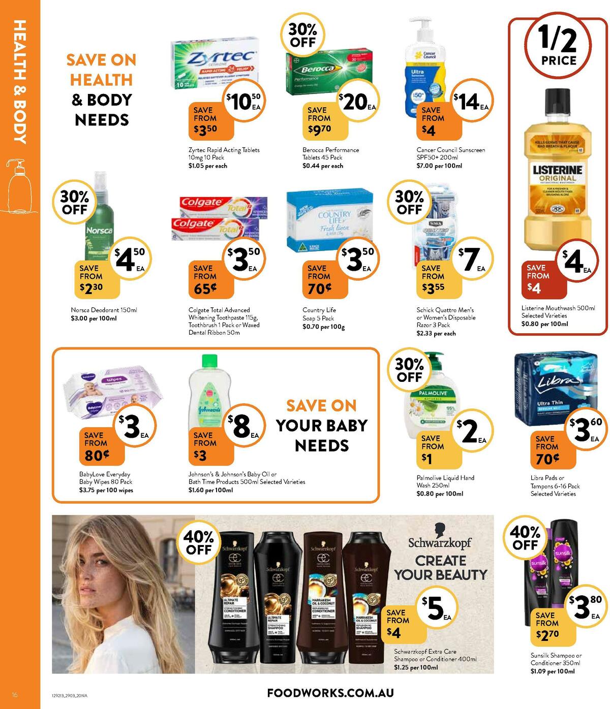FoodWorks Supermarket Catalogues from 29 March