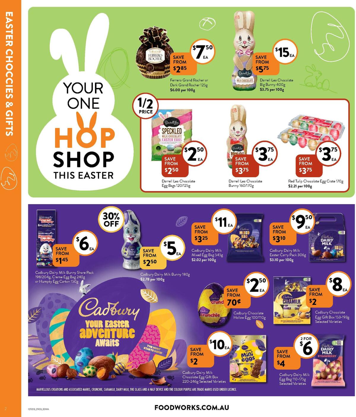 FoodWorks Supermarket Catalogues from 29 March