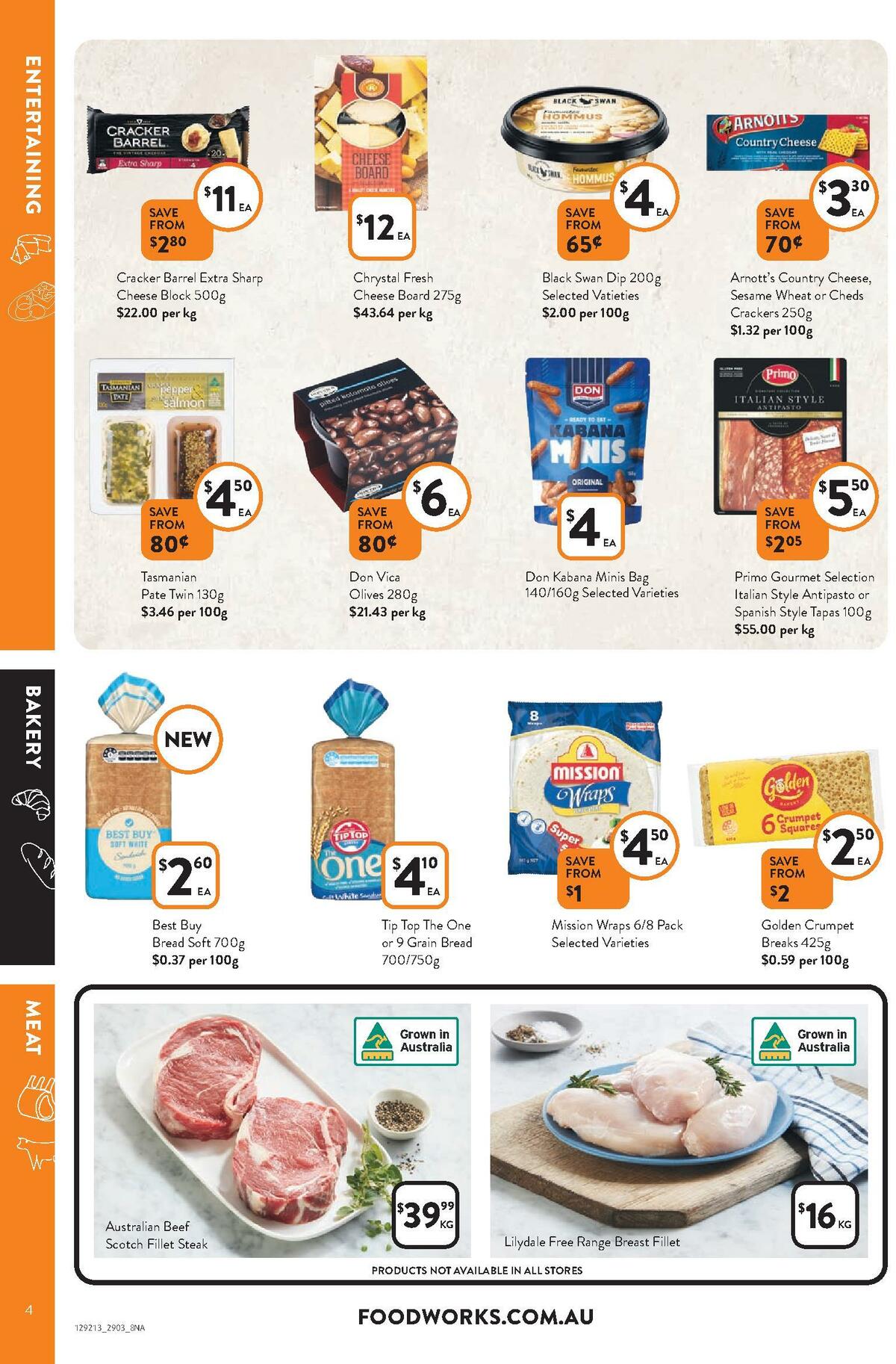 FoodWorks Catalogues from 29 March