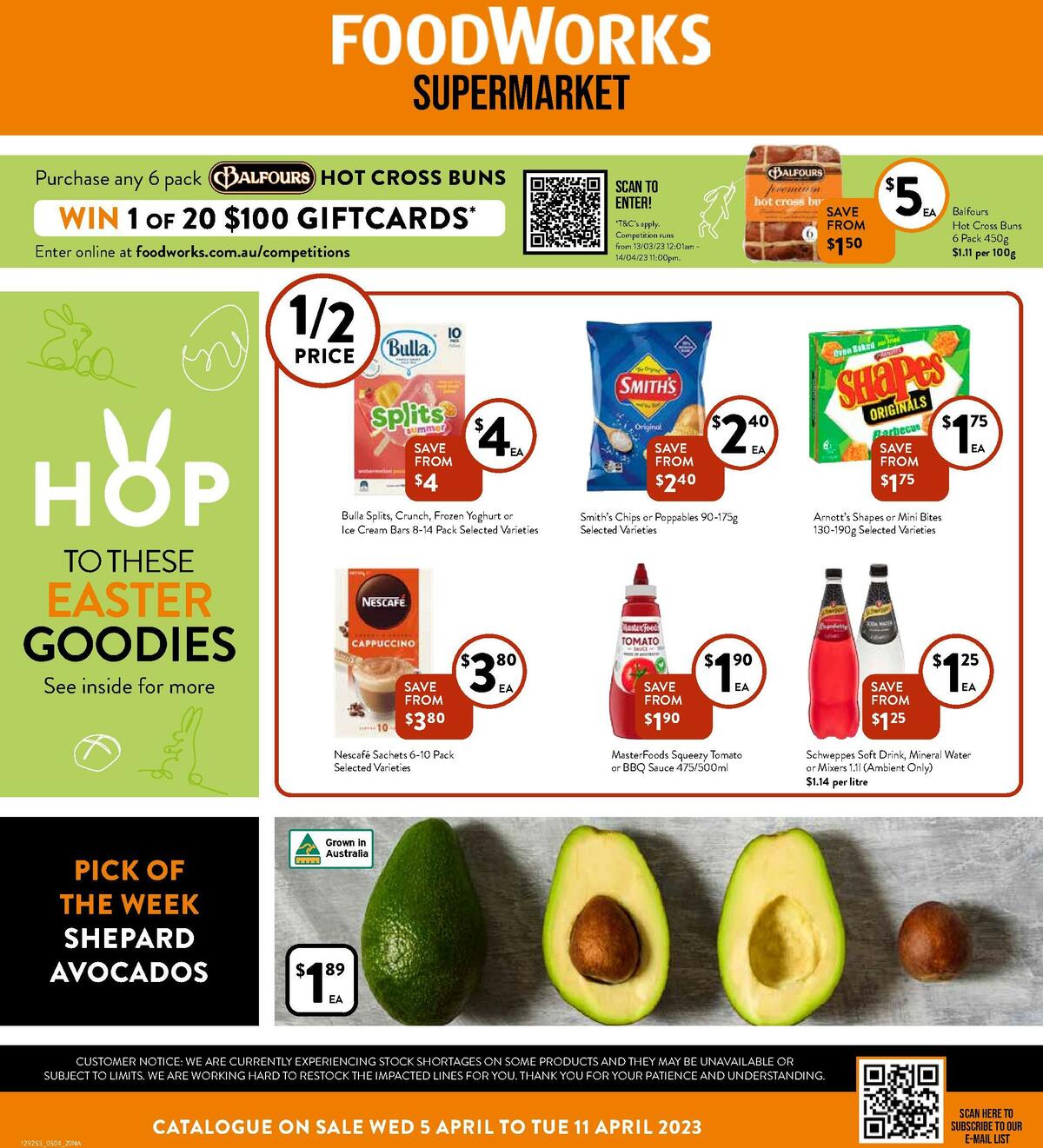FoodWorks Supermarket Catalogues from 5 April
