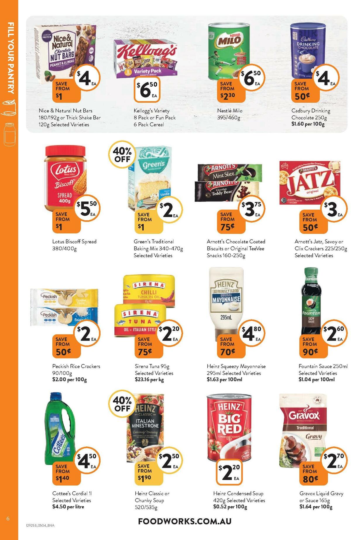 FoodWorks Catalogues from 5 April