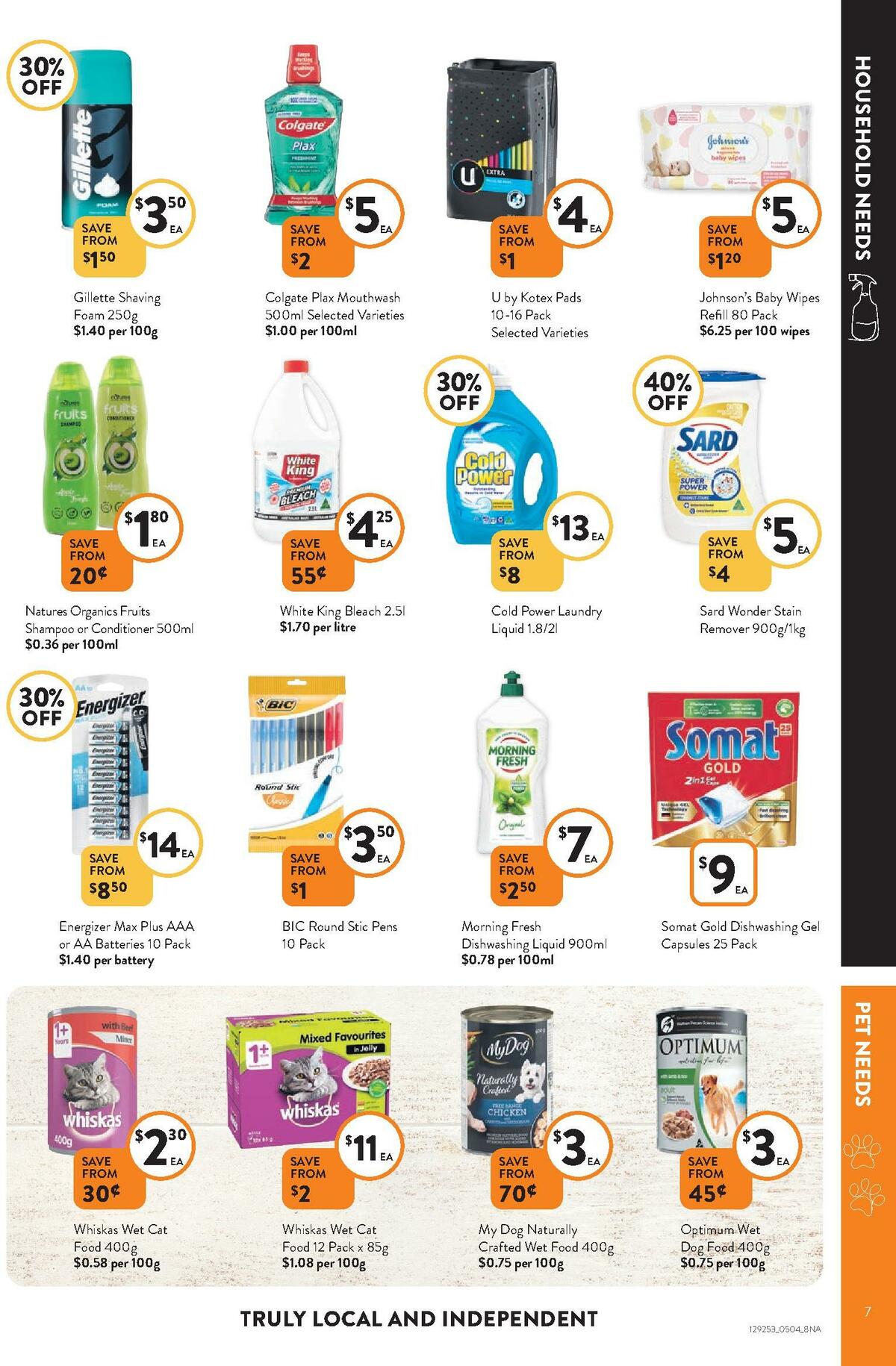 FoodWorks Catalogues from 5 April