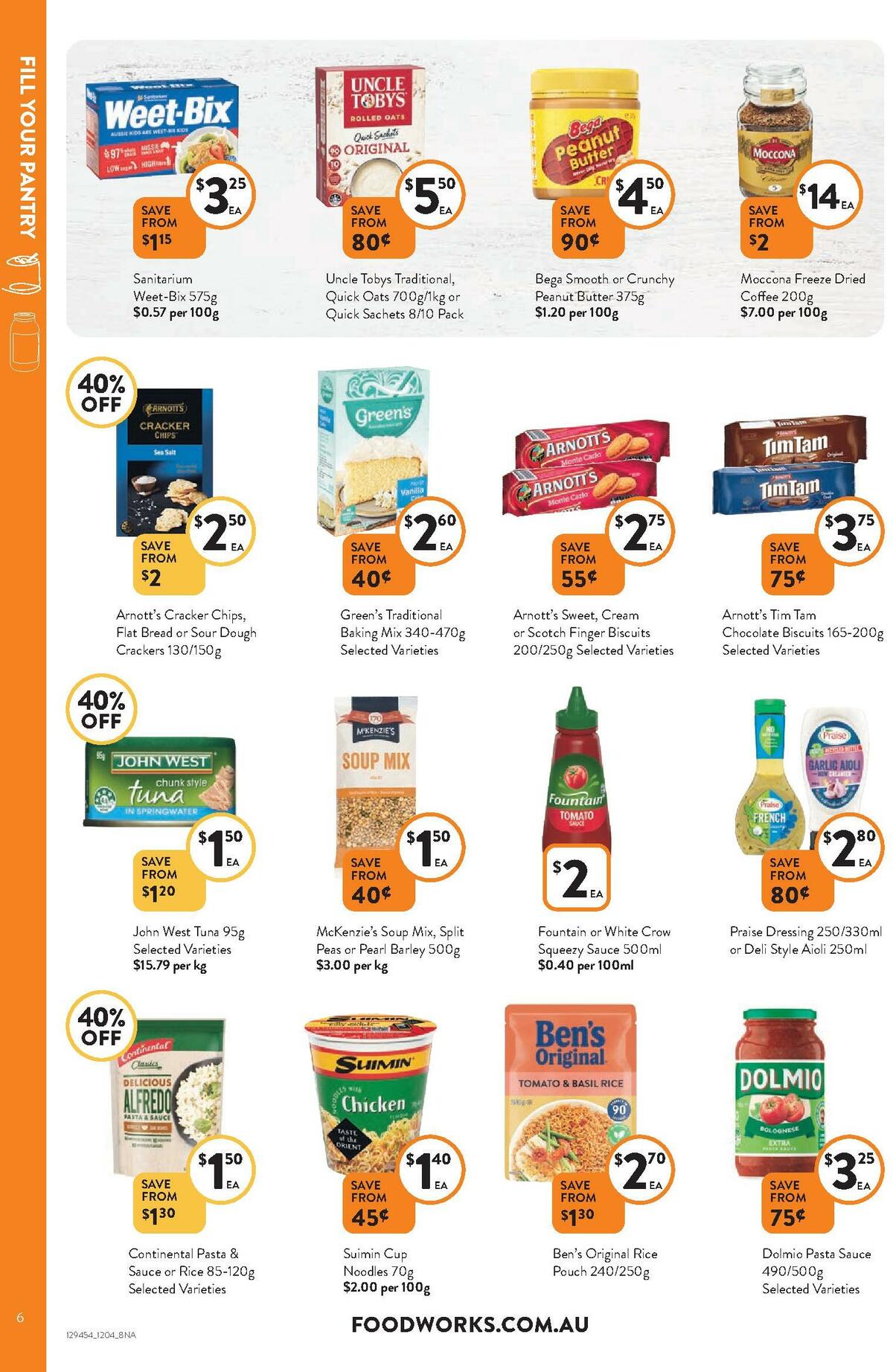 FoodWorks Catalogues from 12 April