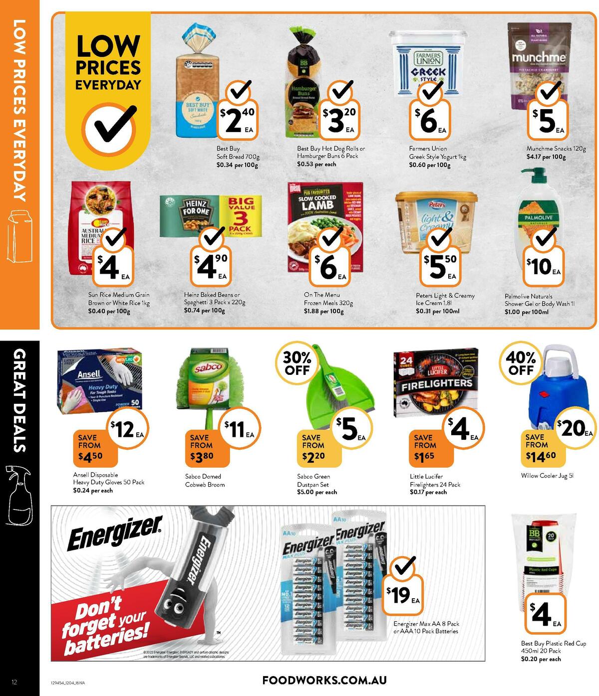 FoodWorks Supermarket Catalogues from 12 April