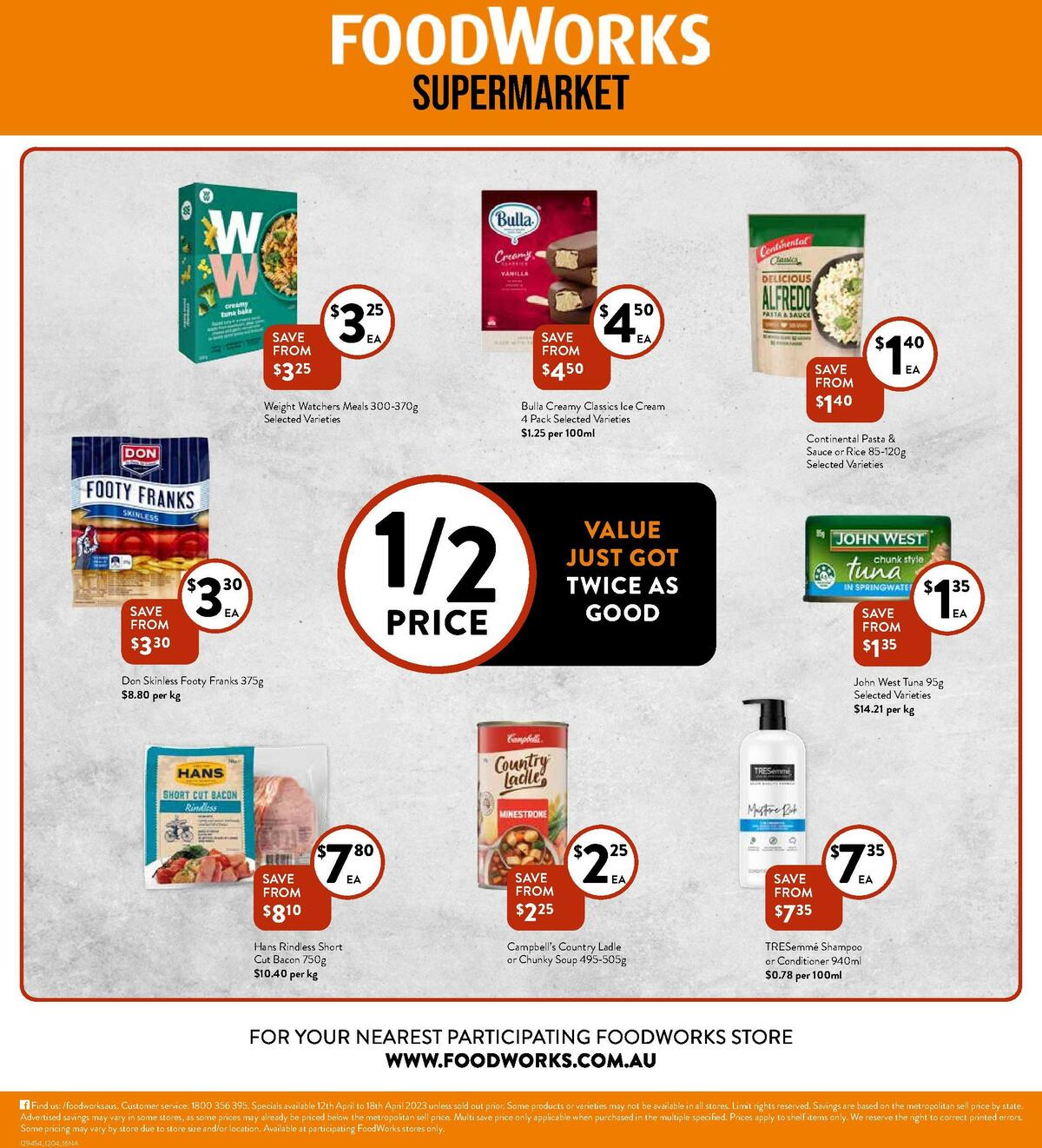 FoodWorks Supermarket Catalogues from 12 April