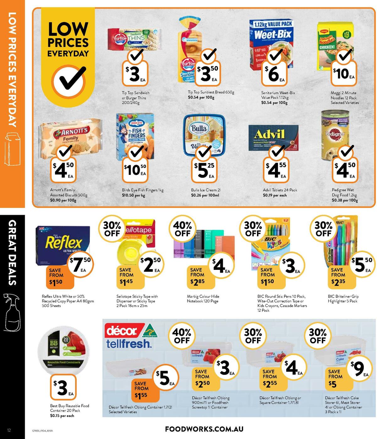 FoodWorks Supermarket Catalogues from 19 April