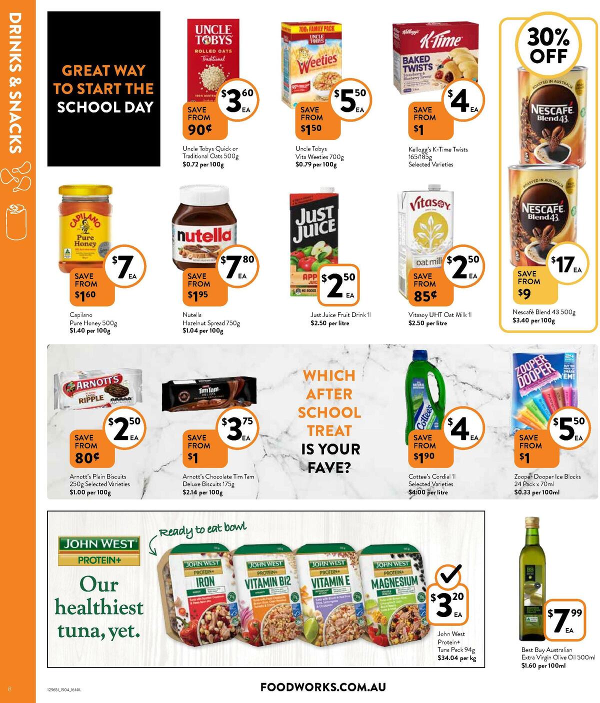 FoodWorks Supermarket Catalogues from 19 April