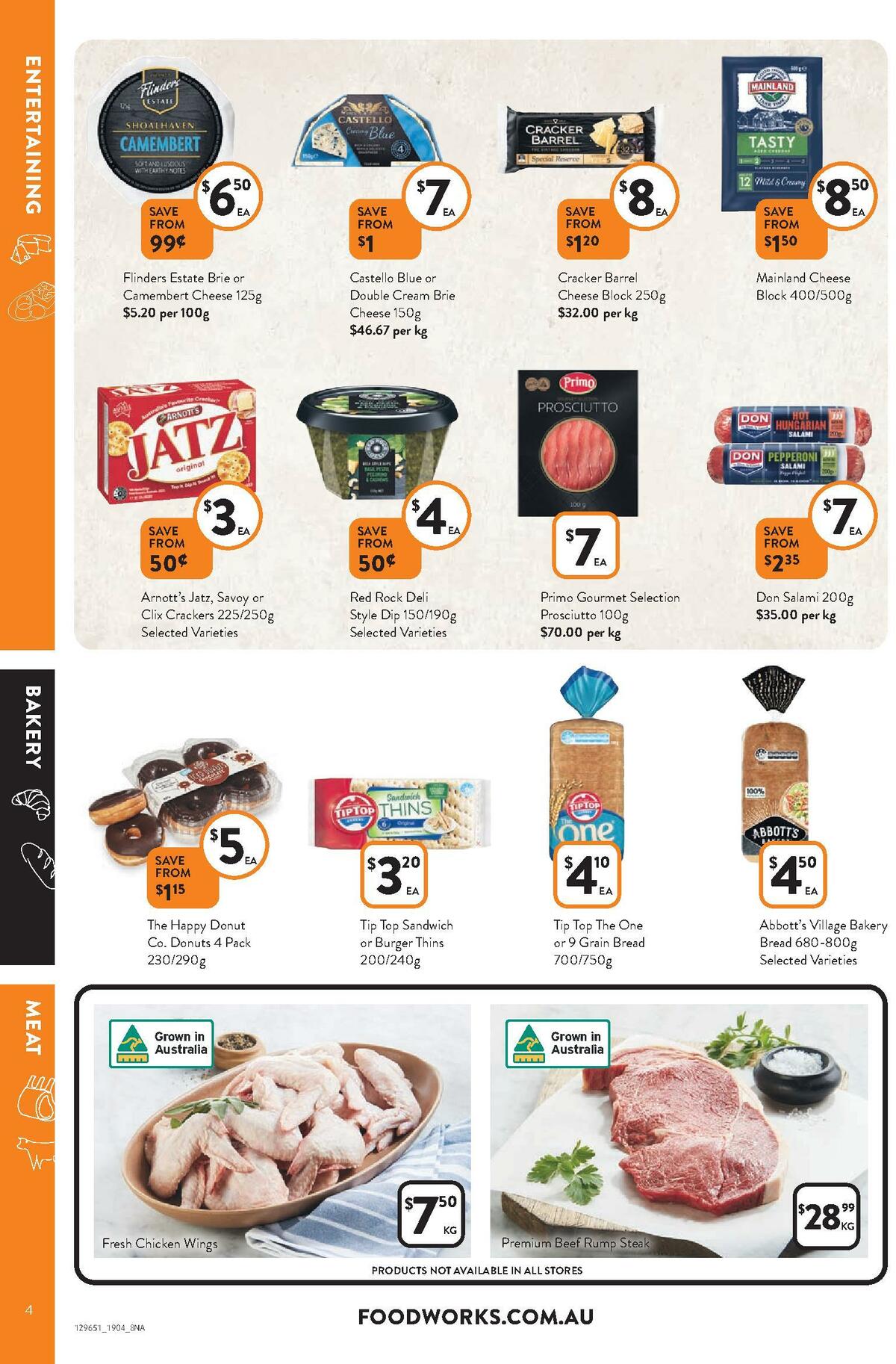 FoodWorks Catalogues from 19 April