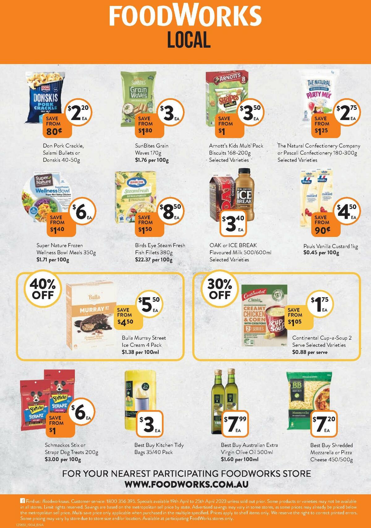 FoodWorks Catalogues from 19 April