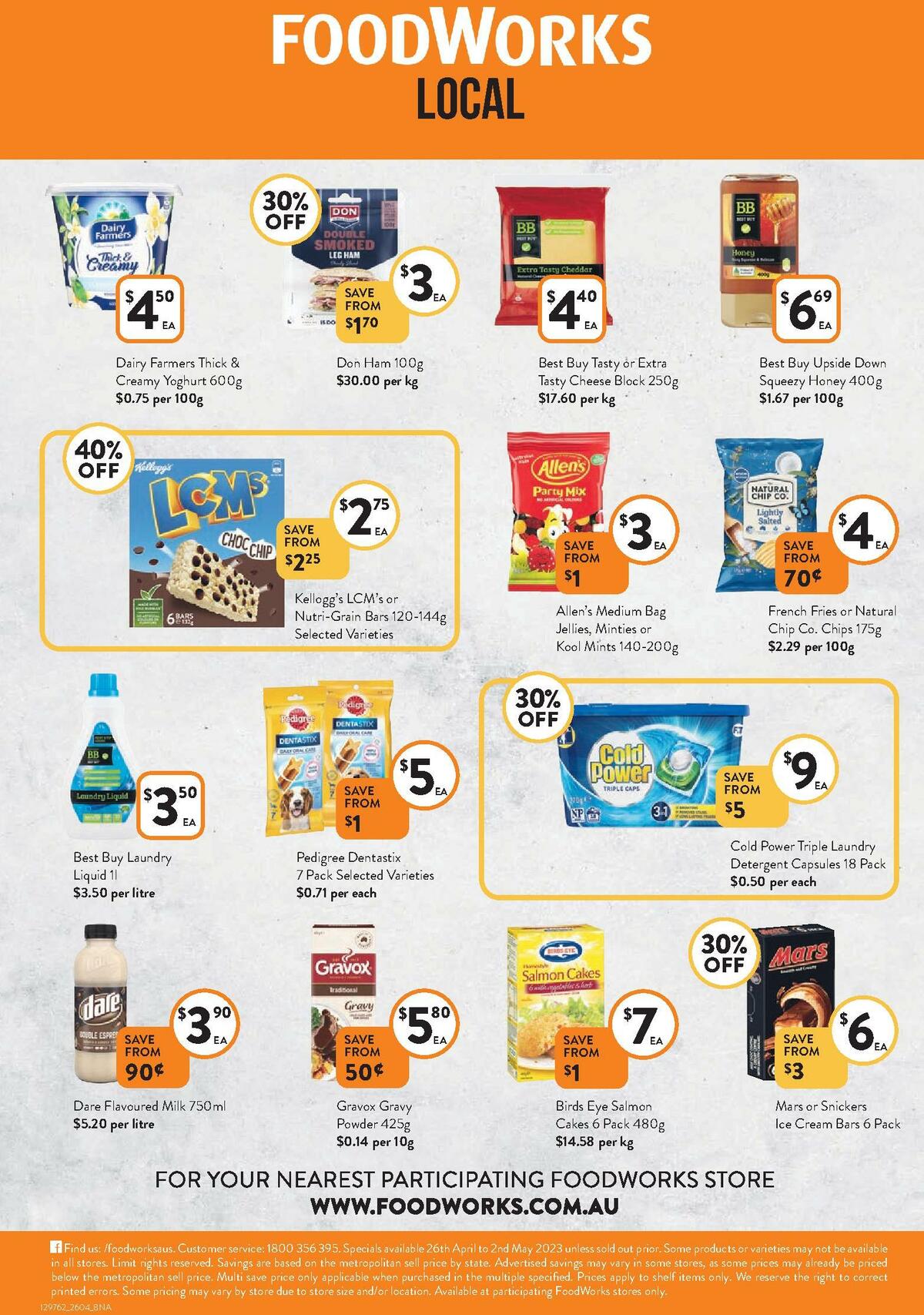 FoodWorks Catalogues from 26 April