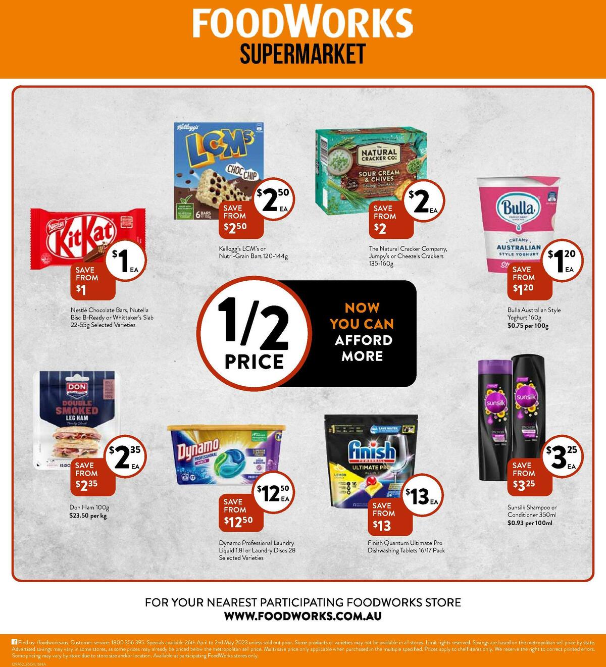 FoodWorks Supermarket Catalogues from 26 April