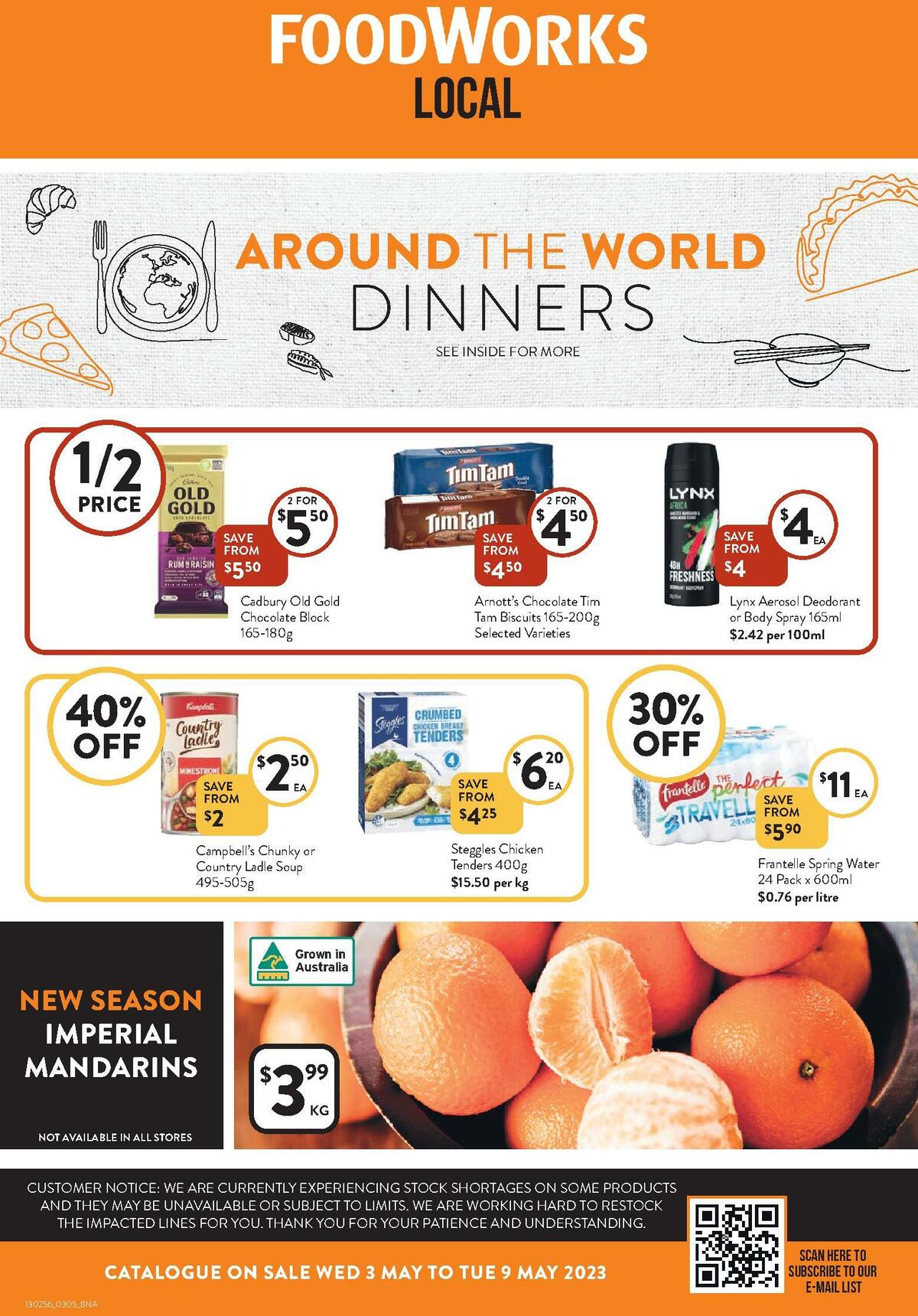 FoodWorks Catalogues from 3 May