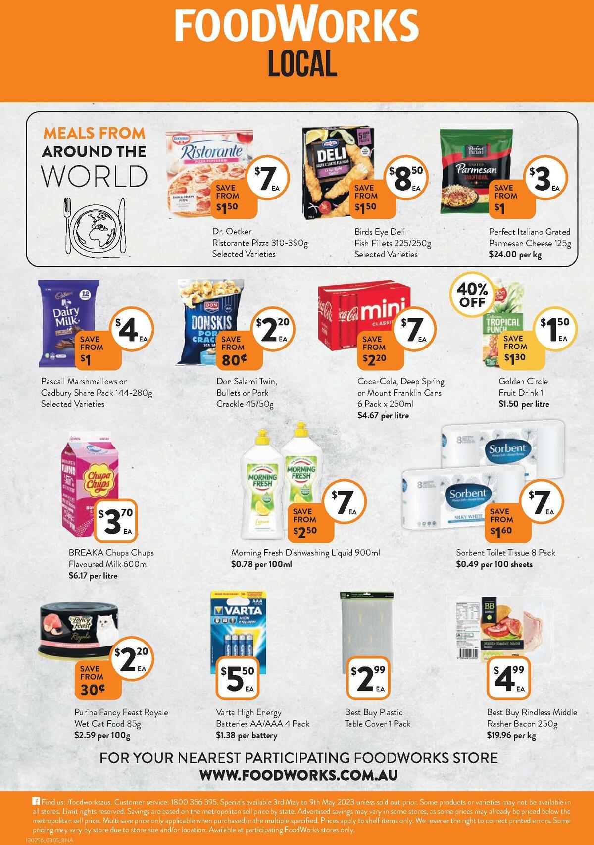 FoodWorks Catalogues from 3 May