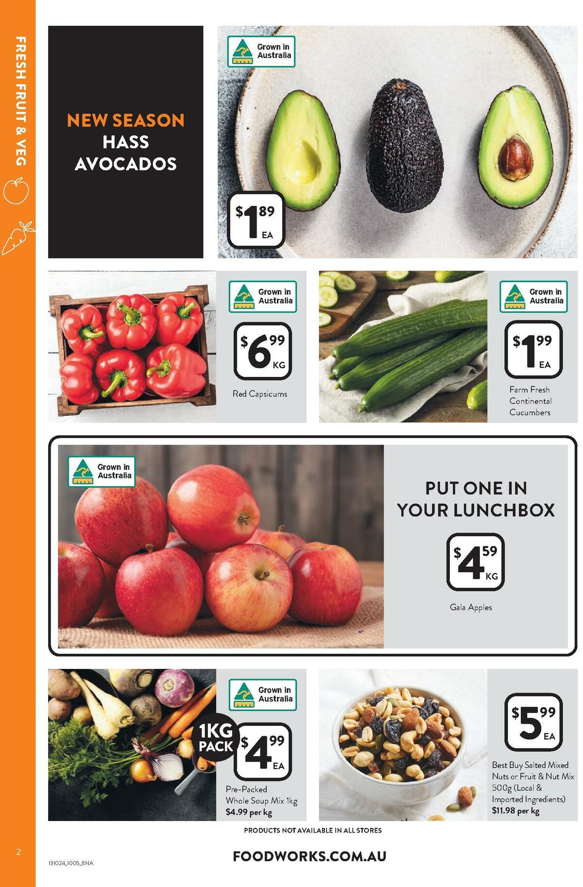FoodWorks Catalogues from 10 May