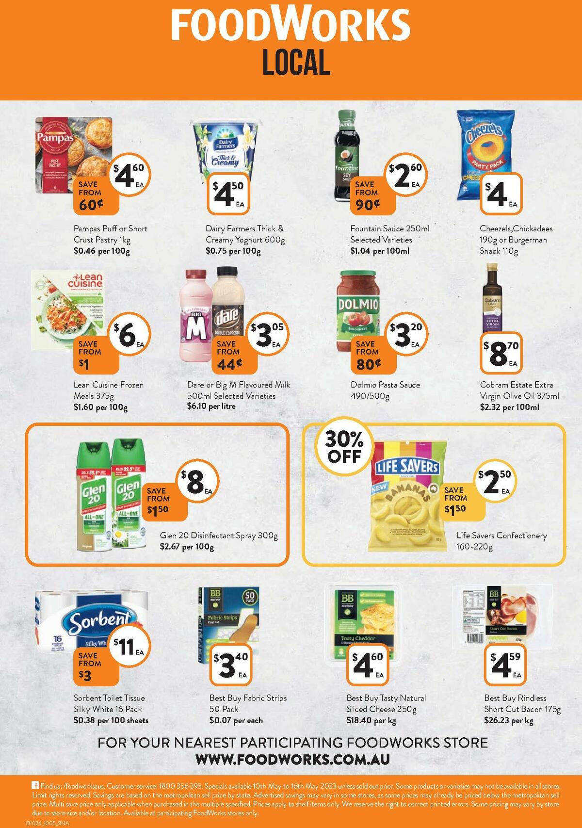 FoodWorks Catalogues from 10 May