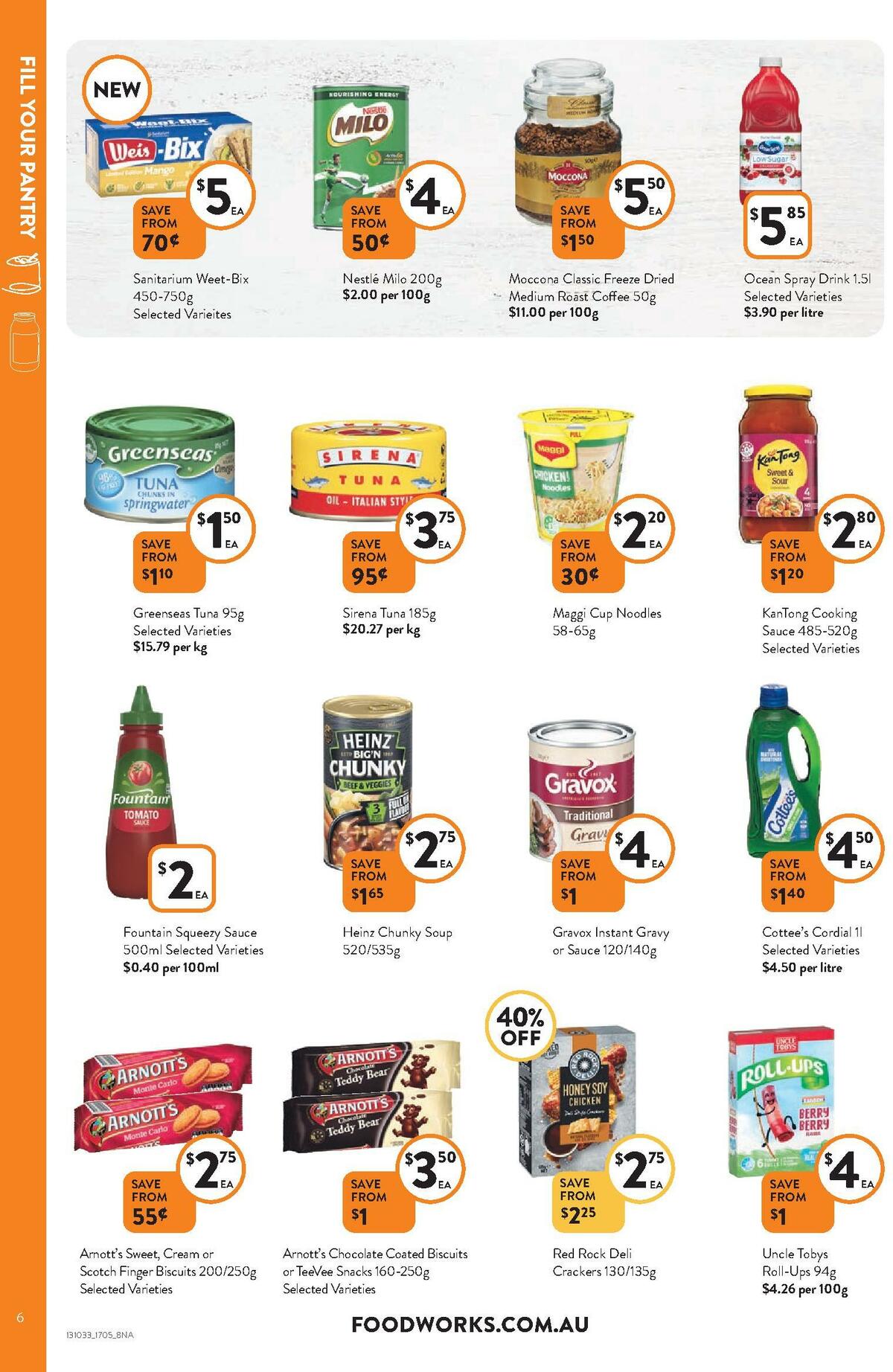 FoodWorks Catalogues from 17 May