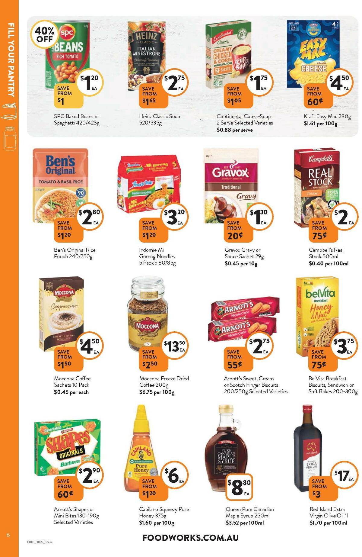 FoodWorks Catalogues from 31 May