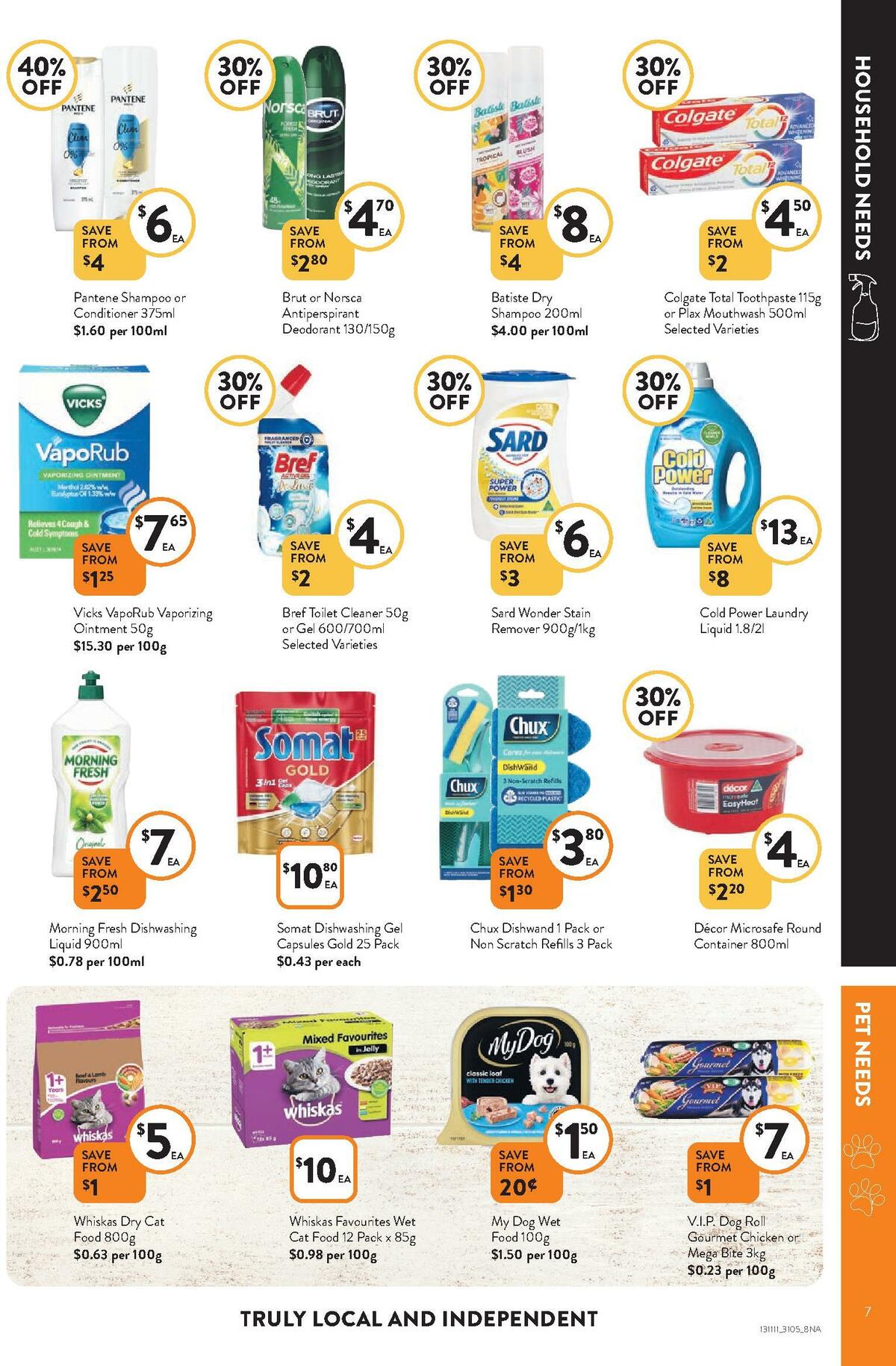 FoodWorks Catalogues from 31 May