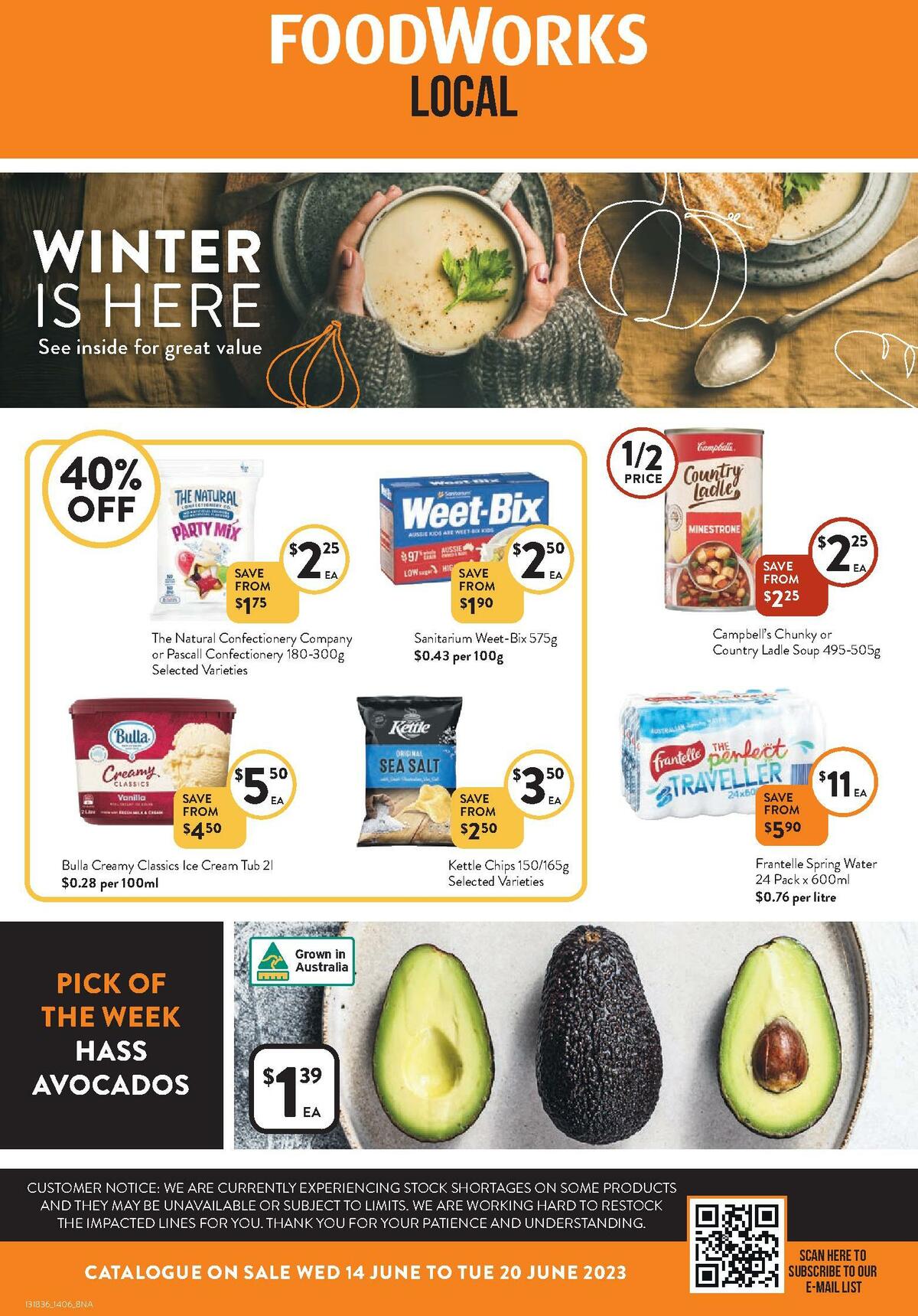 FoodWorks Catalogues from 14 June