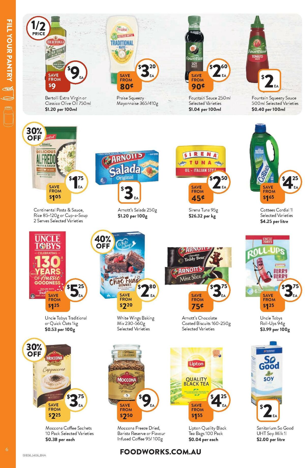 FoodWorks Catalogues from 14 June