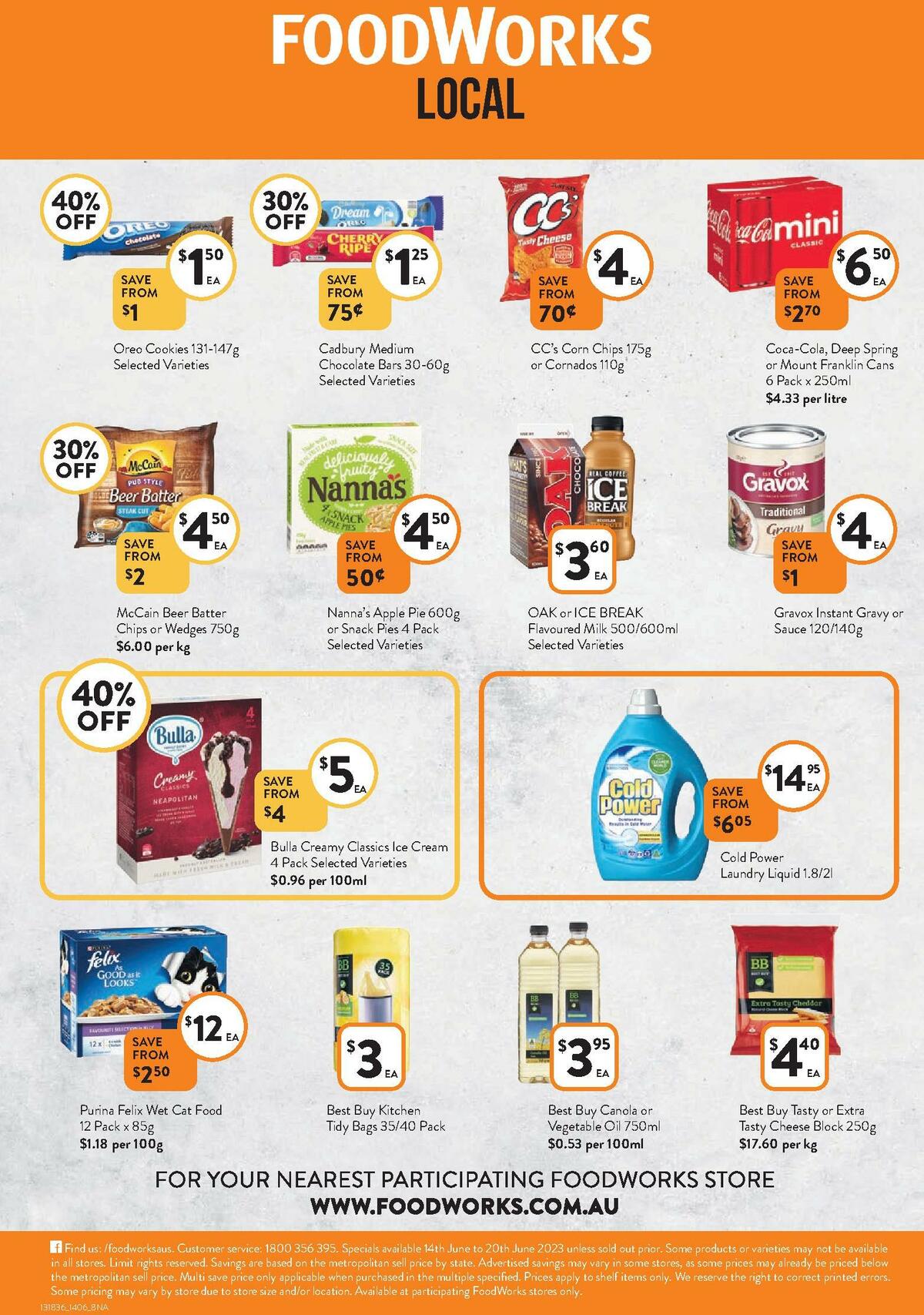 FoodWorks Catalogues from 14 June