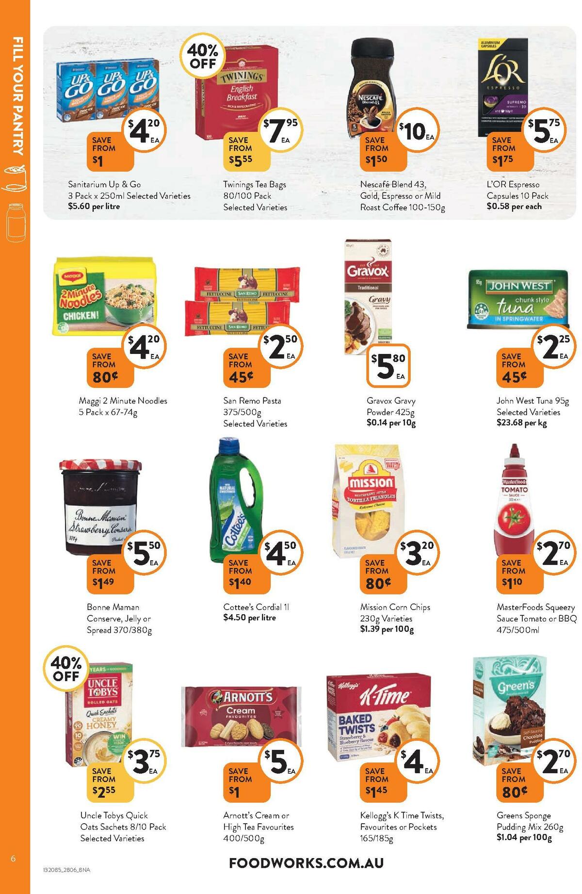 FoodWorks Catalogues from 28 June