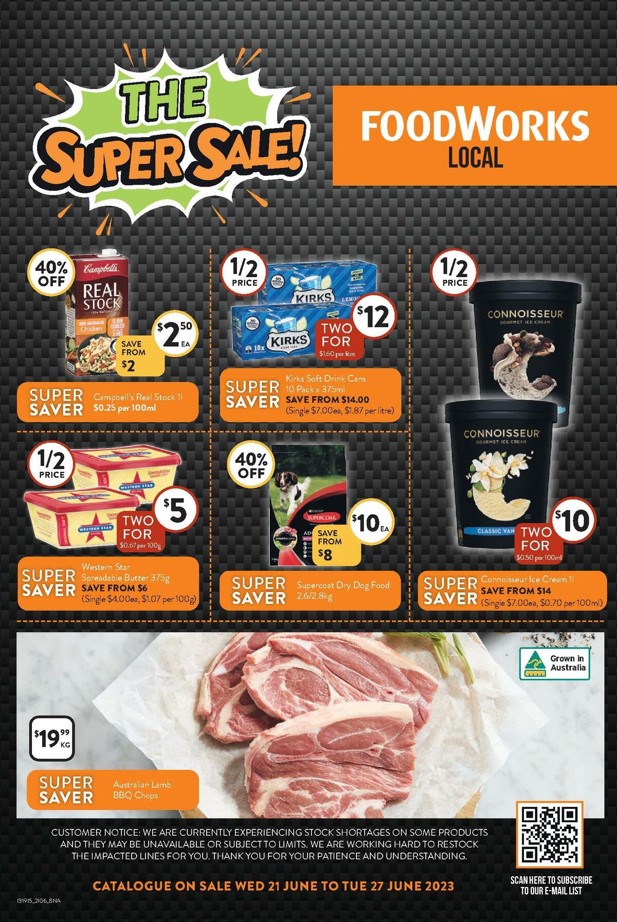 FoodWorks Catalogues from 21 June