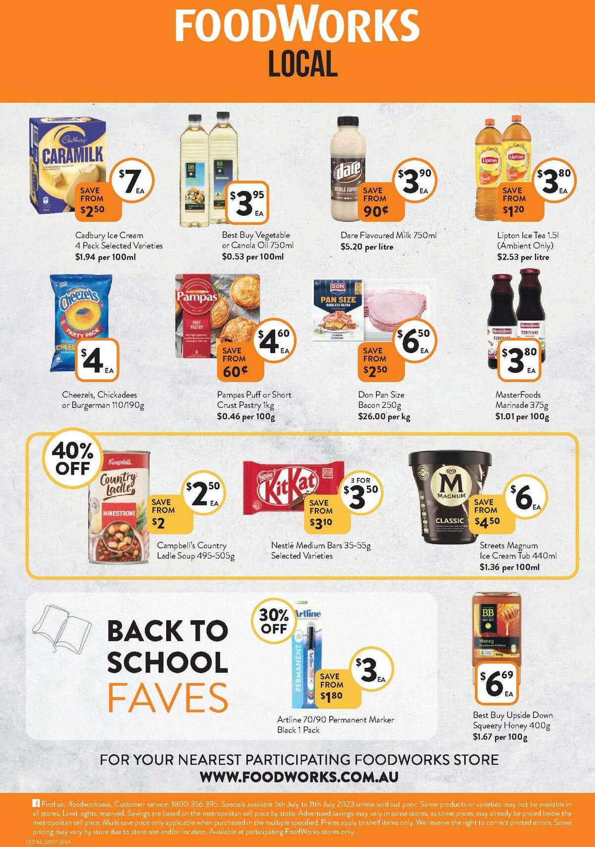 FoodWorks Catalogues from 5 July