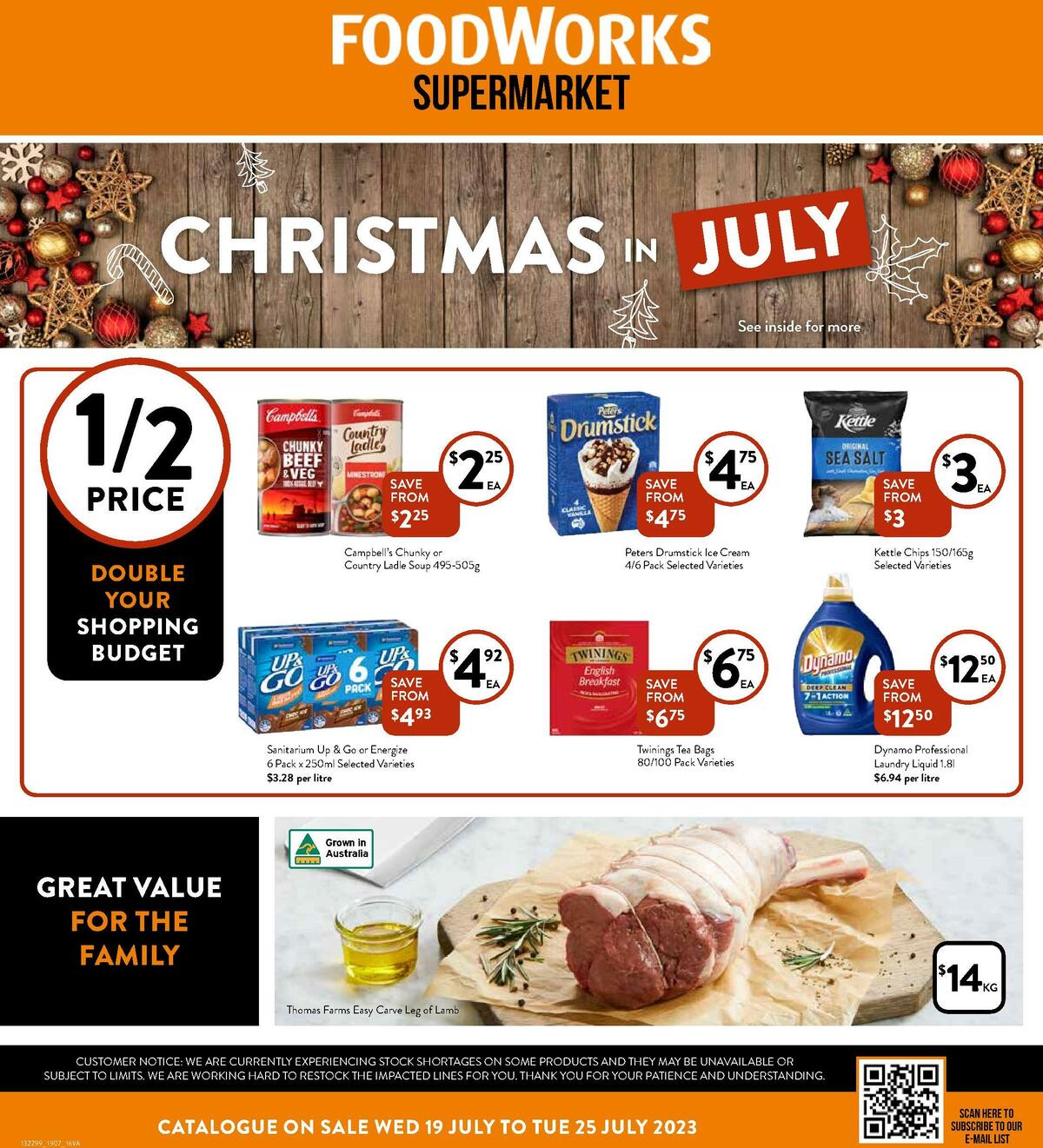 FoodWorks Supermarket Catalogues from 19 July