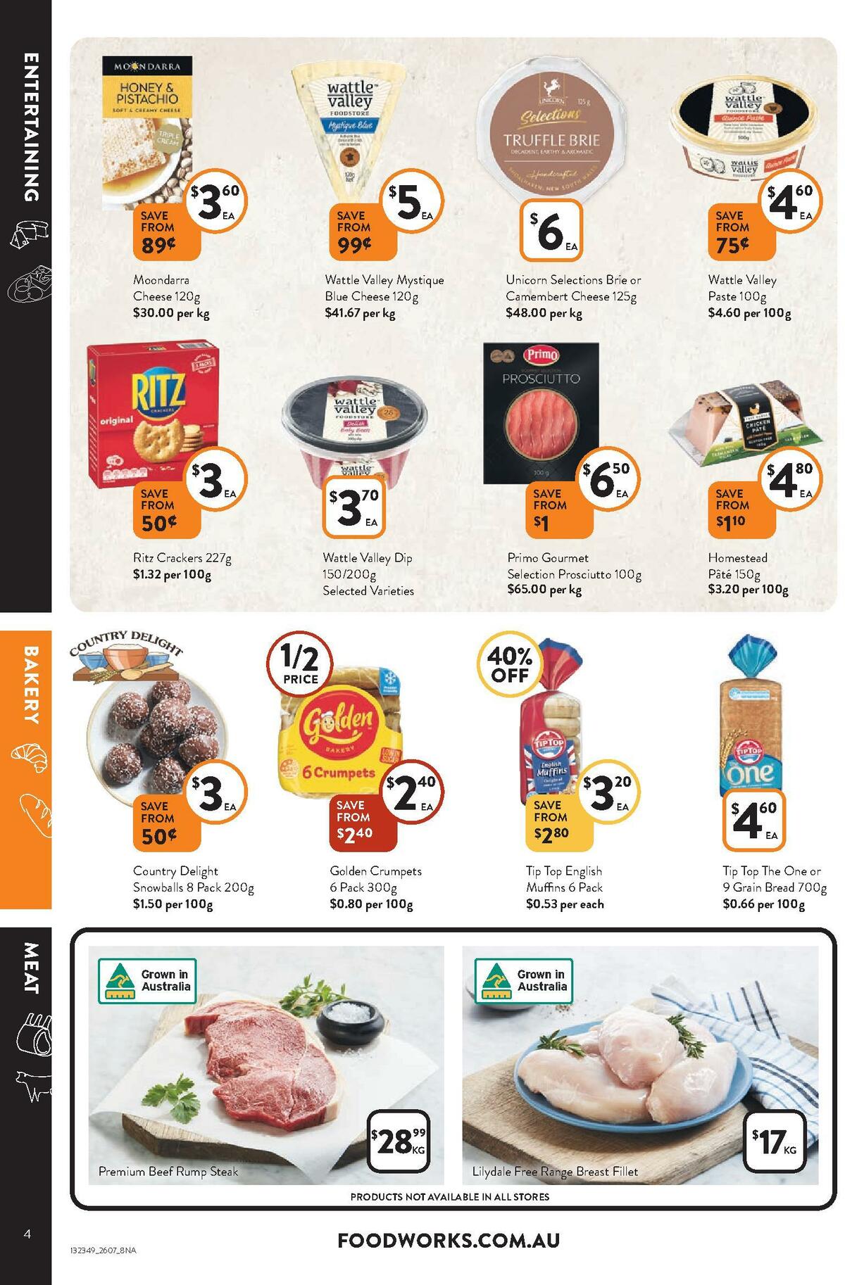 FoodWorks Catalogues from 26 July