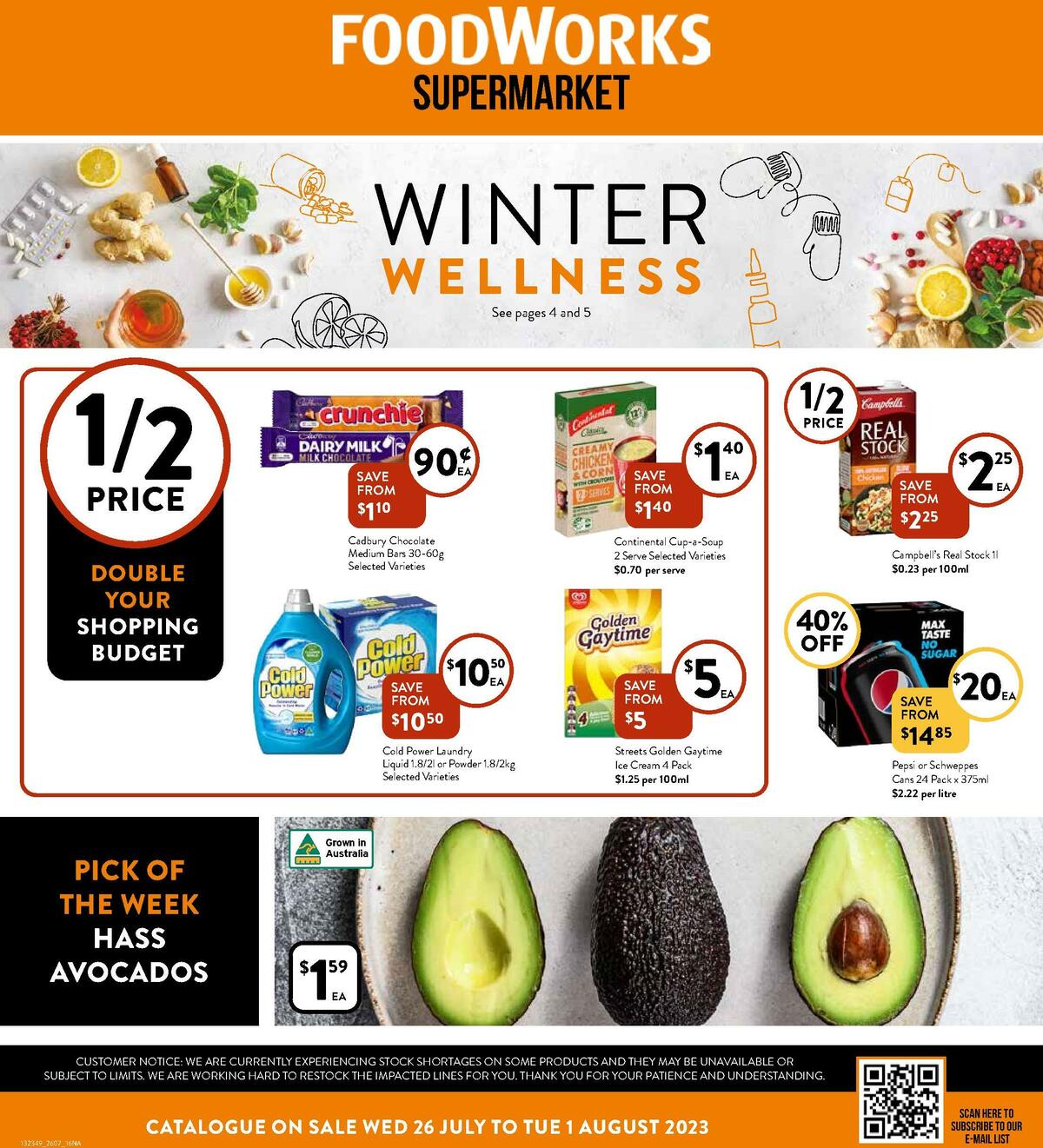 FoodWorks Supermarket Catalogues from 26 July