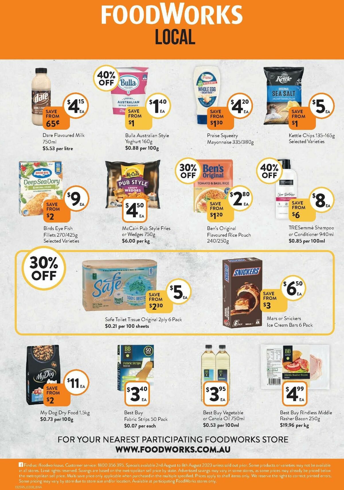 FoodWorks Catalogues from 2 August