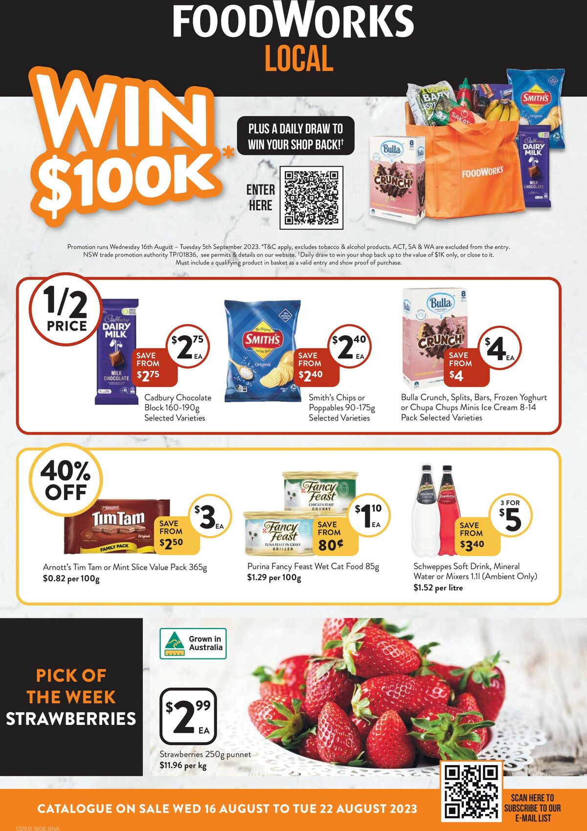 FoodWorks Catalogues from 16 August