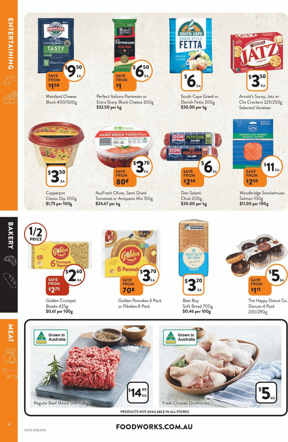 FoodWorks Catalogues from 16 August