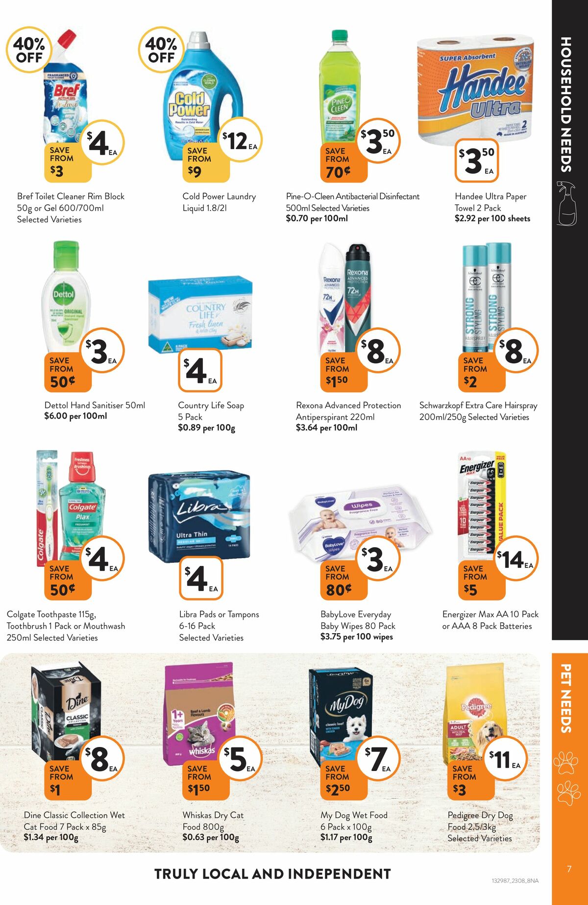 FoodWorks Catalogues from 23 August