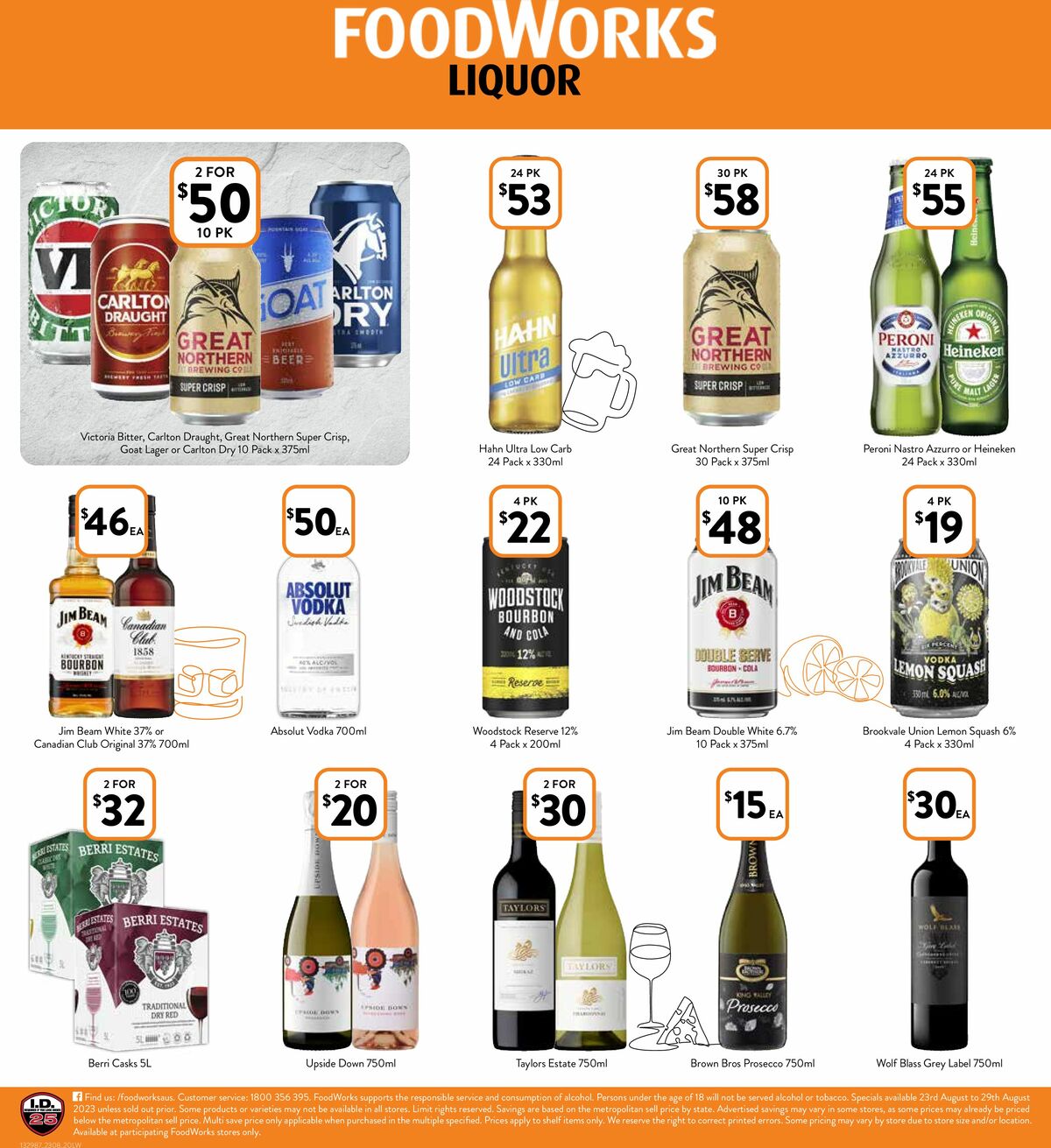 FoodWorks Supermarket Catalogues from 23 August