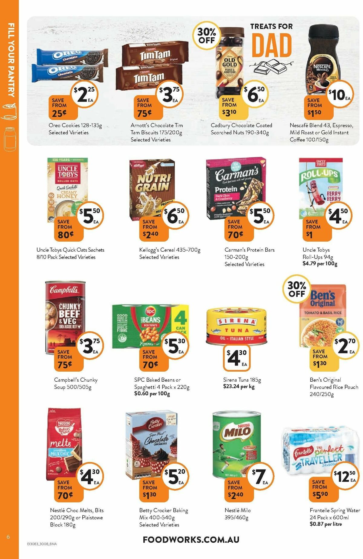 FoodWorks Catalogues from 30 August