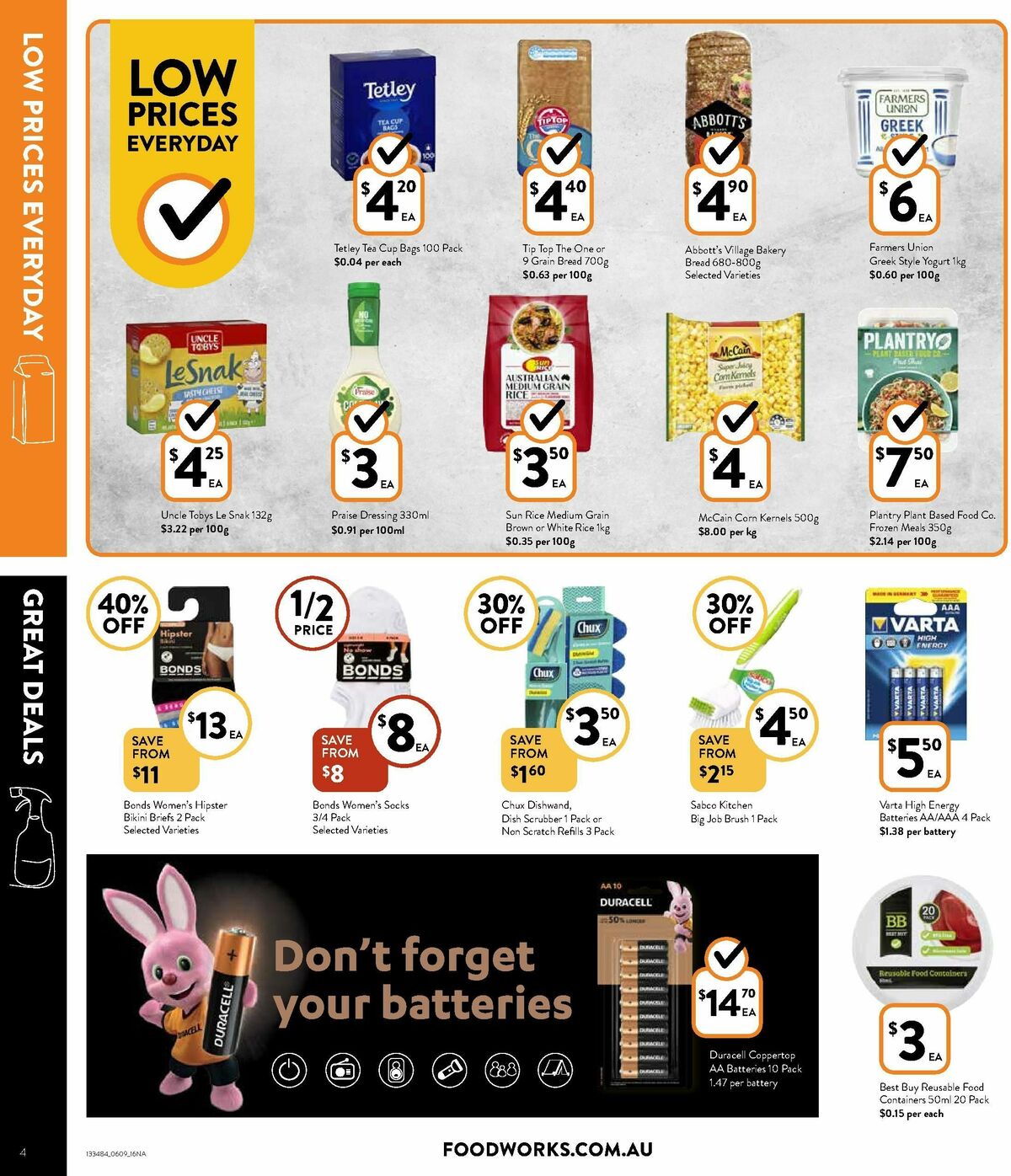 FoodWorks Supermarket Catalogues from 6 September