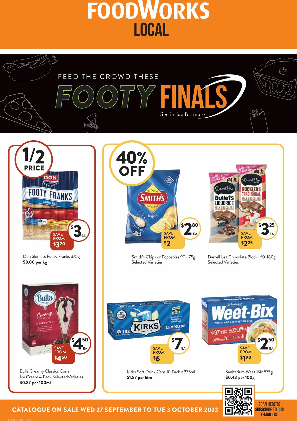 FoodWorks Catalogues from 27 September