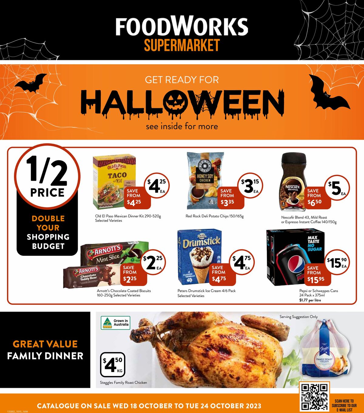 FoodWorks Supermarket Catalogues from 18 October
