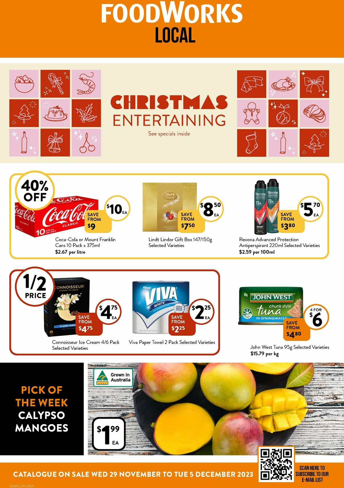 FoodWorks Catalogues from 29 November