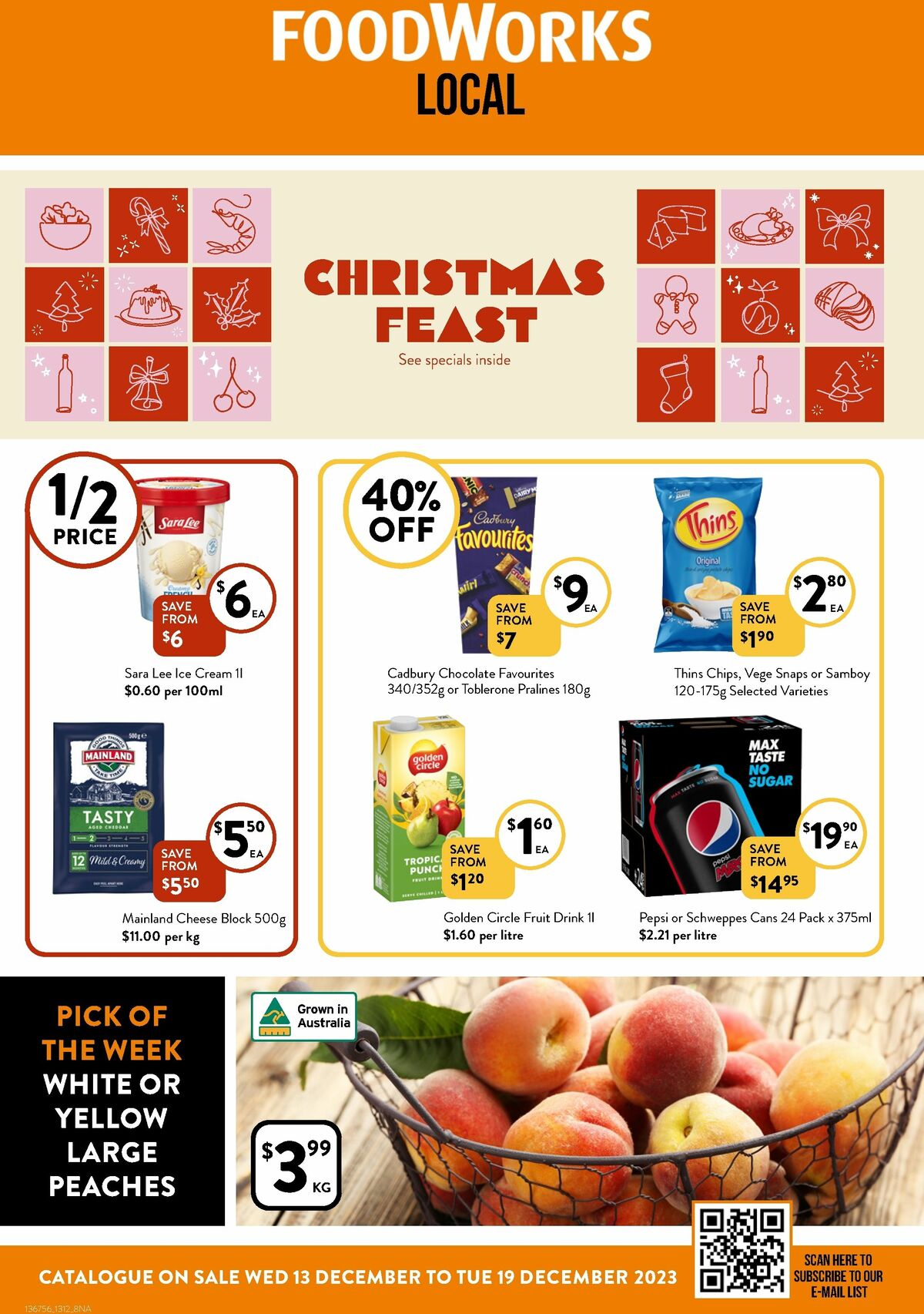 FoodWorks Catalogues from 13 December