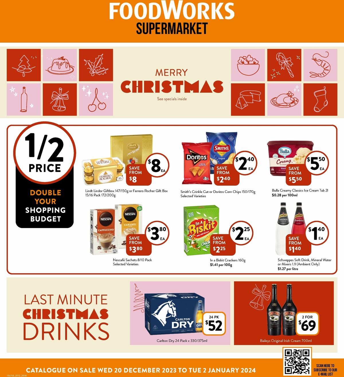 FoodWorks Supermarket Catalogues from 20 December