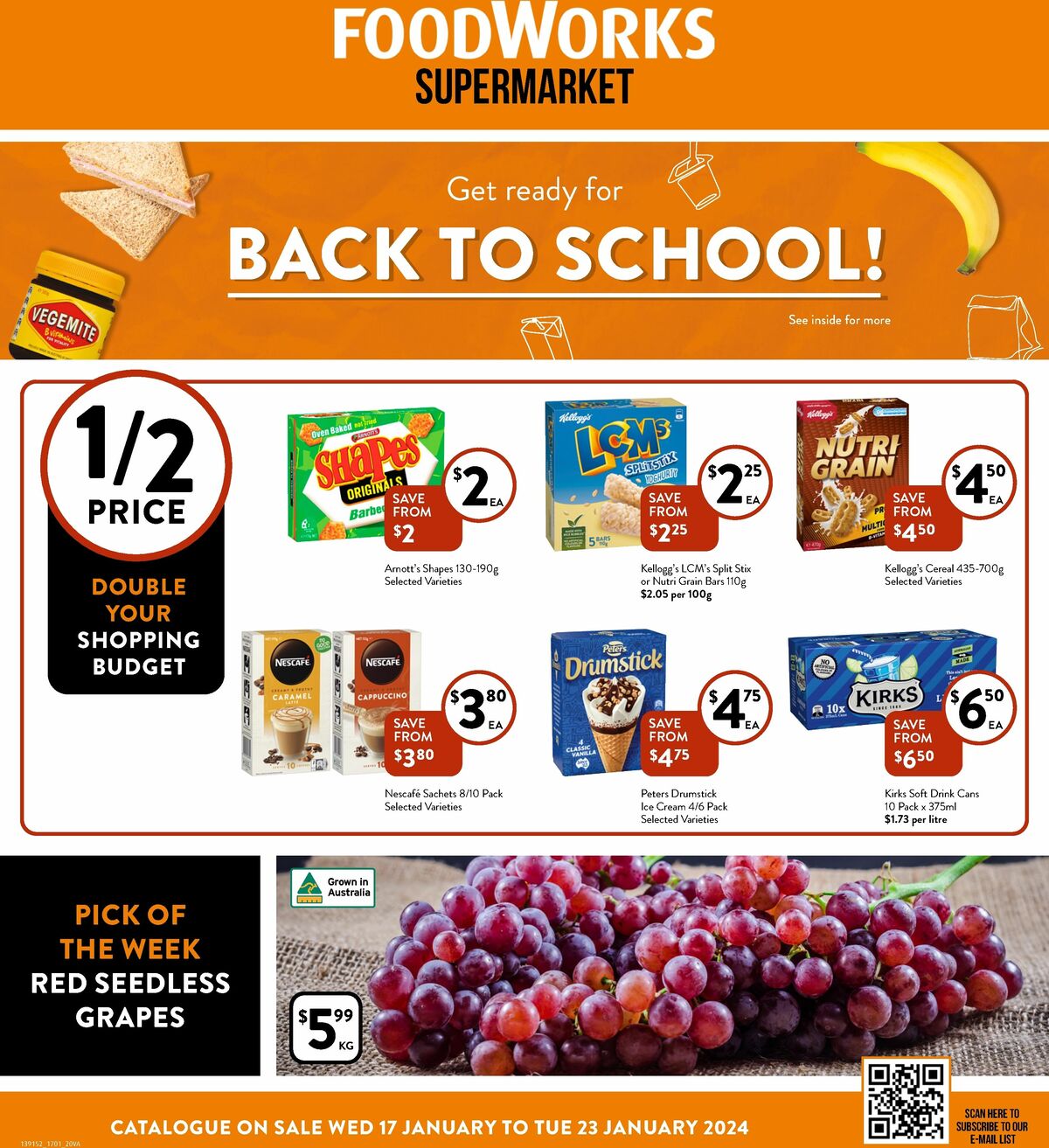 FoodWorks Supermarket Catalogues from 17 January