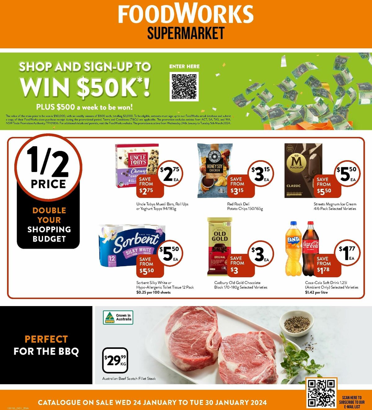 FoodWorks Supermarket Catalogues from 24 January