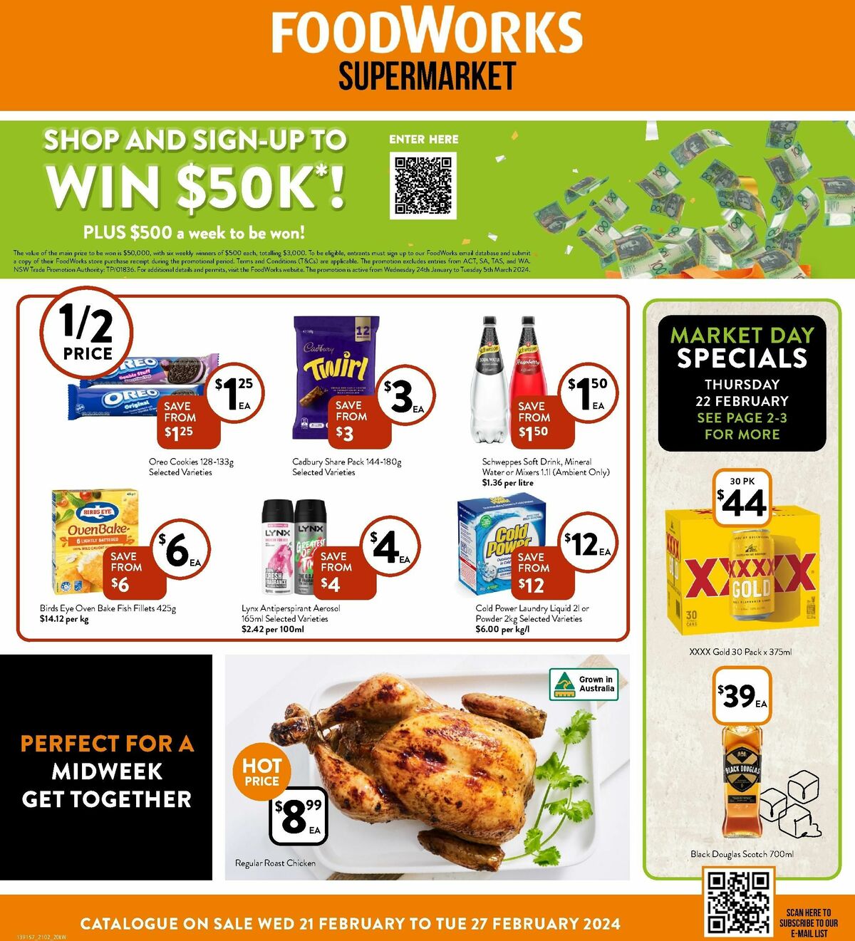 FoodWorks Supermarket Catalogues from 21 February