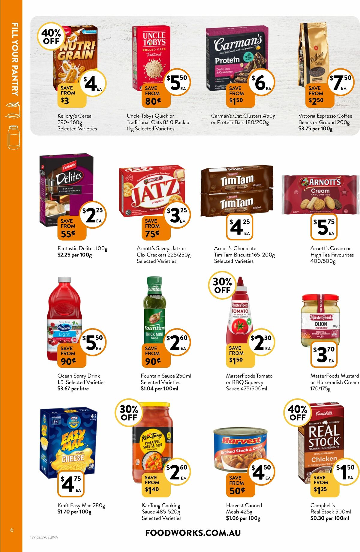 FoodWorks Catalogues from 27 March