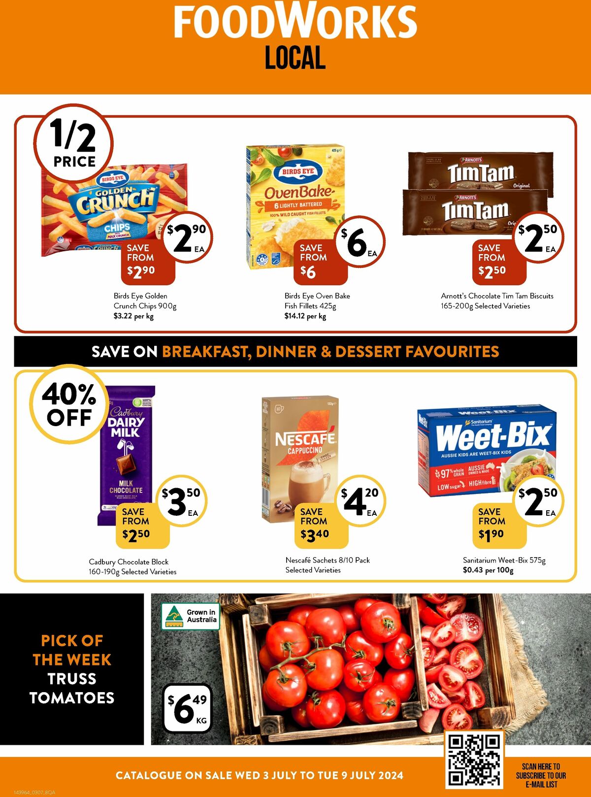 FoodWorks Catalogues from 3 July