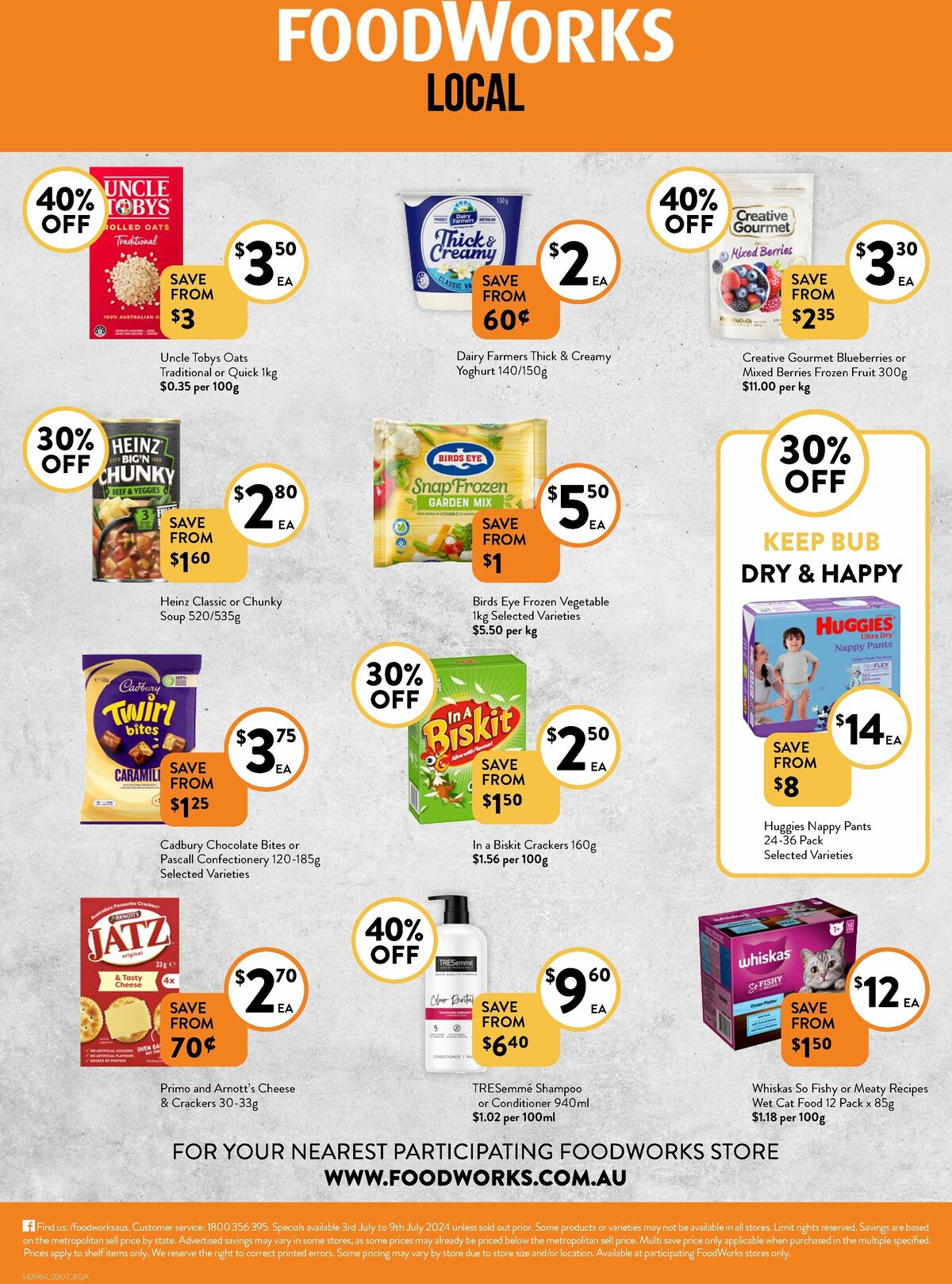 FoodWorks Catalogues from 3 July