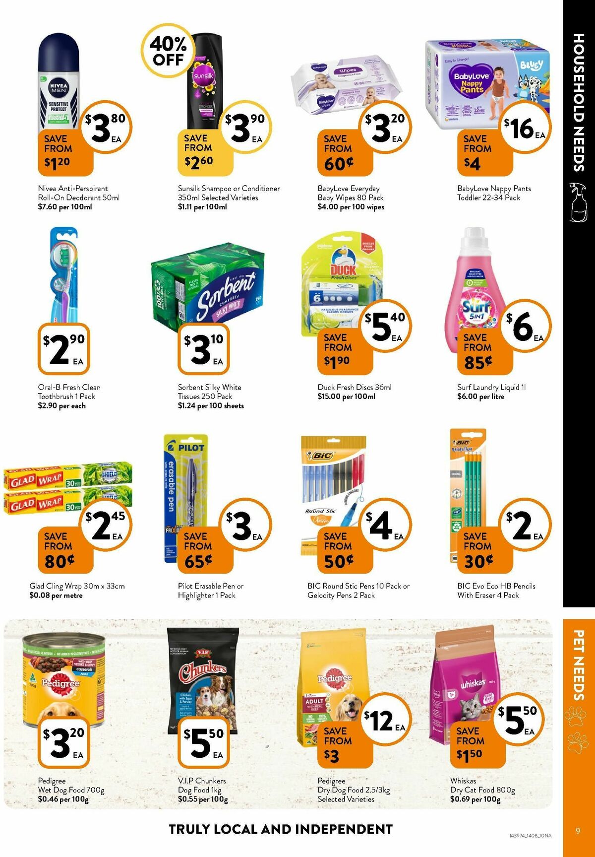 FoodWorks Catalogues from 14 August